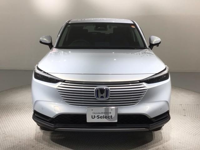 ヴェゼル ｅ：ＨＥＶＸ　Ｈ　ＳＥＮＳＩＮＧ　最長５年保証　ワンオ－ナ－　ナビＶＸＵ－２２５ＶＺｉ　ＴＶ　Ｒカメラ　ＢＴオ－ディオ　ＤＶＤ　ＥＴＣ　ＬＥＤライト　ＶＳＡ　クルコン　スマ－トキ－　盗難防止装置　整備記録簿　ＡＡＣ（53枚目）