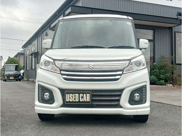スペーシアカスタム XSターボ 保証付き/純正TVナビ/バックカメラ/ターボ車/プッシュスタート/インテリキー/ステアリングリモコンスイッチ/HIDヘッドライト/(3枚目)
