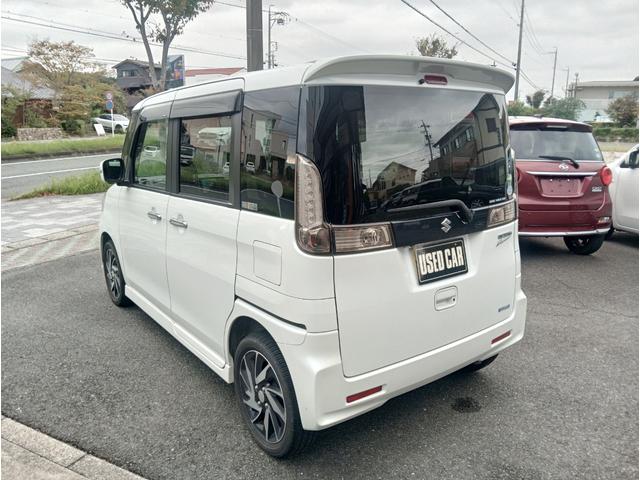 スペーシアカスタム XSターボ 保証付き/純正TVナビ/バックカメラ/ターボ車/プッシュスタート/インテリキー/ステアリングリモコンスイッチ/HIDヘッドライト/(7枚目)