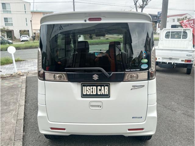 スペーシアカスタム XSターボ 保証付き/純正TVナビ/バックカメラ/ターボ車/プッシュスタート/インテリキー/ステアリングリモコンスイッチ/HIDヘッドライト/(8枚目)