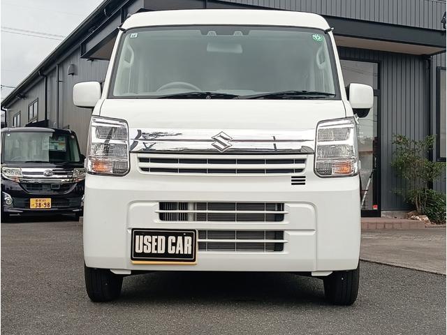 エブリイ ジョインターボ　メーカー保証付き／ワンオーナー／ーユーザー買取車／デュアルセンサーブレーキ／車線逸脱抑制／シートヒーター／プッシュスタート／スマートキー／ＬＥＤヘッドランプ／アイドリングストップ／インパネＣＶＴシフト（3枚目）