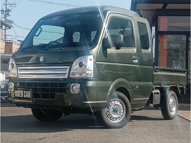 スーパーキャリイ X ユーザー買取 軽トラック AT 衝突被害軽減システム クリアランスソナー レーンアシスト アイドリングストップ 電動格納ミラー ESC エアコン パワーウィンドウ 運転席エアバッグ 助手席エアバッグ(2枚目)