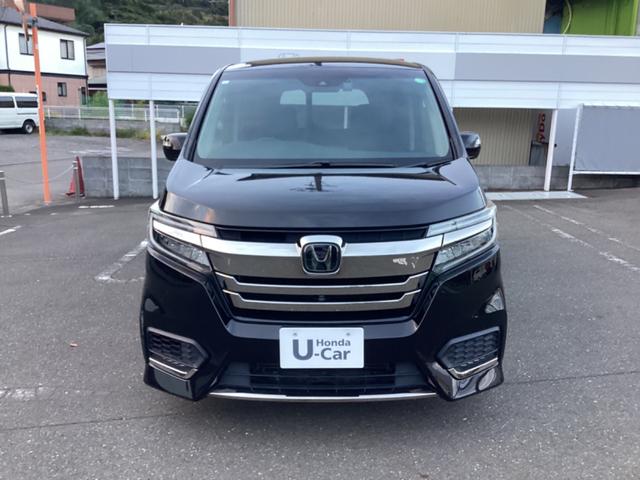 ステップワゴンスパーダ スパーダ・クールスピリット　ホンダセンシング　車検整備付　オートクルーズコントロール　レーンアシスト　衝突被害軽減システム　ＬＥＤヘッドランプ　スマートキー　アイドリングストップ　ＣＶＴ　アルミホイール　盗難防止システム　衝突安全ボディ　ＡＢＳ（2枚目）