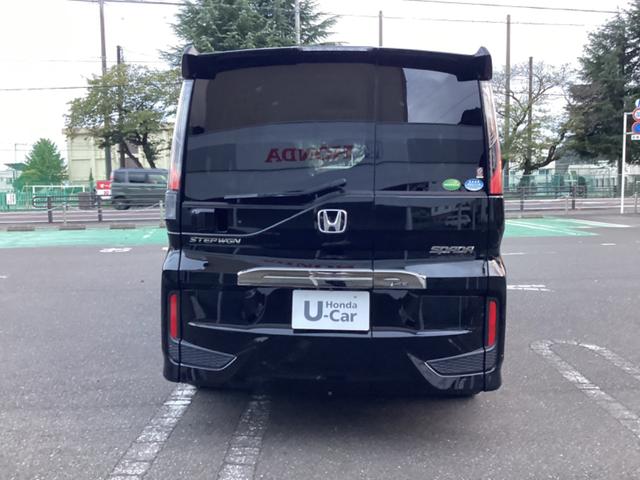 ステップワゴンスパーダ スパーダ・クールスピリット　ホンダセンシング　車検整備付　オートクルーズコントロール　レーンアシスト　衝突被害軽減システム　ＬＥＤヘッドランプ　スマートキー　アイドリングストップ　ＣＶＴ　アルミホイール　盗難防止システム　衝突安全ボディ　ＡＢＳ（3枚目）