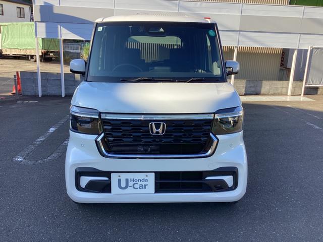 N-BOXカスタム ベースグレード 商談中 スライドドア クリアランスソナー オートクルーズコントロール 衝突被害軽減システム LEDヘッドランプ スマートキー アイドリングストップ ベンチシート CVT 盗難防止システム ABS(2枚目)