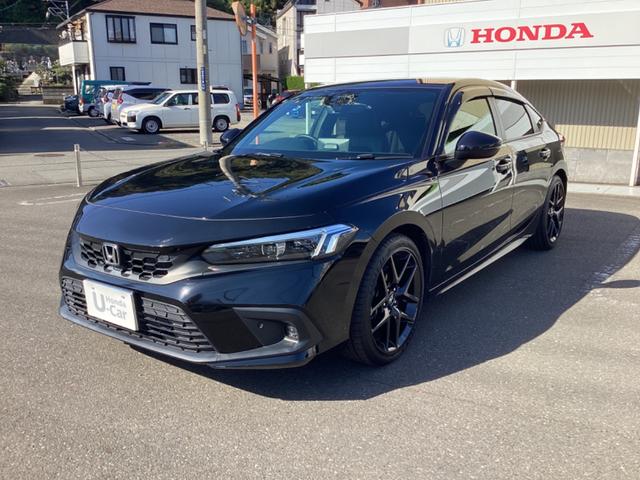 シビック ＥＸ　１．５Ｌ　ＶＴＥＣターボ　ワンオーナー　禁煙車　クリアランスソナー　レーンアシスト　オートクルーズコントロール　衝突被害軽減システム　専用アルミホイール　スマートキー　盗難防止システム　衝突安全ボディ（7枚目）