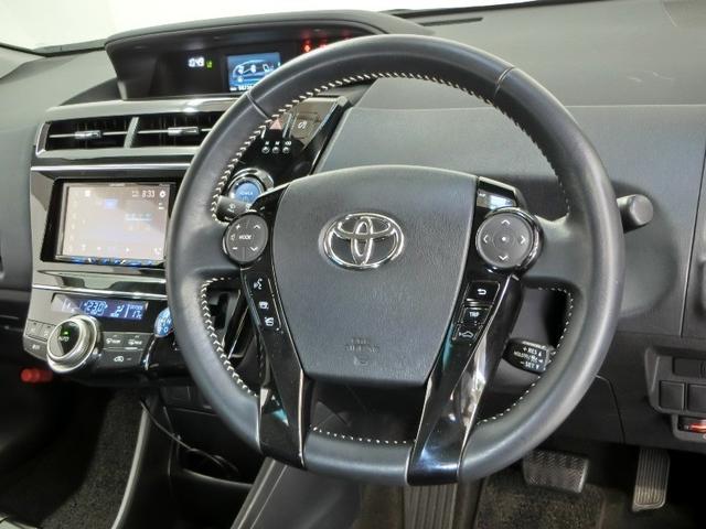 プリウスα Ｓ　チューン　ブラックＩＩ　ハイブリッド　ワンオーナー　安全装備　衝突被害軽減システム　横滑り防止機能　ＡＢＳ　エアバッグ　オートクルーズコントロール　盗難防止装置　バックカメラ　ＥＴＣ　ミュージックプレイヤー接続可　ＣＤ（23枚目）