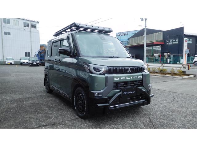 デリカミニ Ｔ　プレミアム　当社オリジナルカスタム車　ＦガードバーＤＡＮＳＨＡＱ　ルーフラックＢＵＳＴＥＲＳｍｉｎｉ　ＴＯＹＯオープンカントリー　１０．１型メモリーナビ　全周囲カメラ　ＥＴＣ　両側電動スライドドア　ターボ（6枚目）