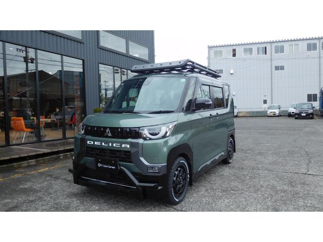 デリカミニ Ｔ　プレミアム　当社オリジナルカスタム車　ＦガードバーＤＡＮＳＨＡＱ　ルーフラックＢＵＳＴＥＲＳｍｉｎｉ　ＴＯＹＯオープンカントリー　１０．１型メモリーナビ　全周囲カメラ　ＥＴＣ　両側電動スライドドア　ターボ（7枚目）