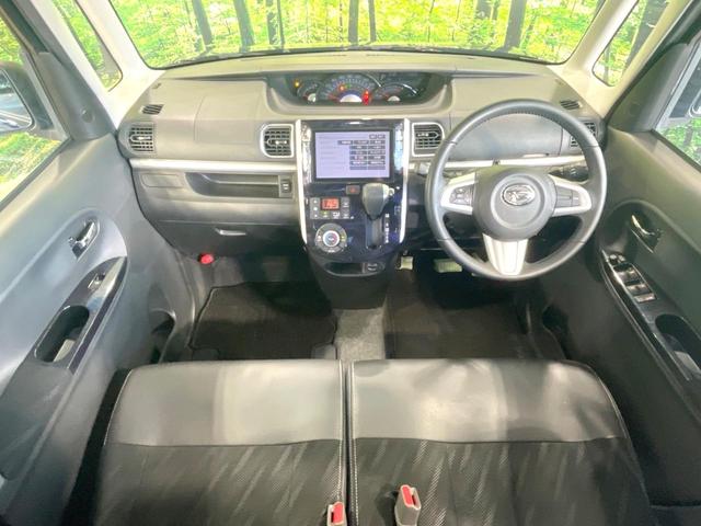 タント カスタムＲＳ　トップエディションＶＳ　ＳＡＩＩＩ　両側電動ドア　純正８型ナビ　全周囲カメラ　衝突被害軽減システム　禁煙車　ハーフレザーシート　シートヒーター　コーナーセンサー　スマートキー　ＬＥＤヘッド　ＥＴＣ　オートハイビーム　Ｂｌｕｅｔｏｏｔｈ（2枚目）