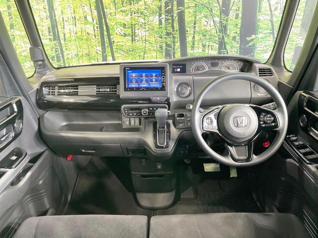 N-BOXカスタム L 衝突軽減 純正SDナビ バックカメラ 電動スライドドア レーダークルーズ 禁煙車 スマートキー LEDヘッド ETC 車線逸脱警報 オートマチックハイビーム オートライト オートエアコン(2枚目)
