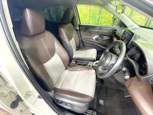 ヤリスクロス ハイブリッドZ バックカメラ 衝突軽減装置 レーダークルーズ 禁煙車 ハーフレザー シートヒーター パワーシート コーナーセンサー LEDヘッド ディスプレイオーディオ ETC2.0 車線逸脱警報 オートライト(8枚目)