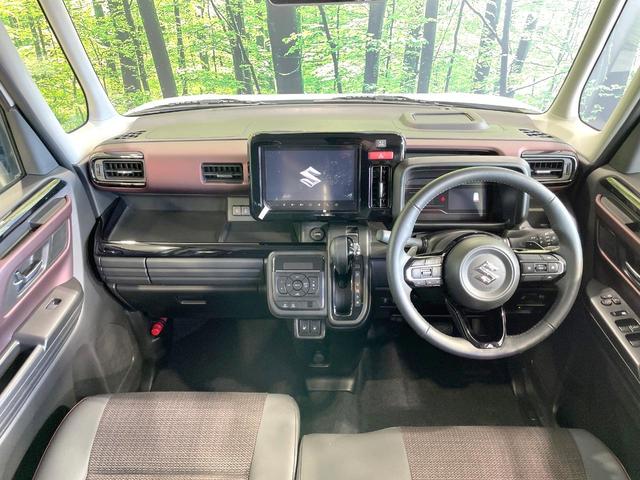 スペーシアカスタム ハイブリッドXSターボ 両側電動ドア 全周囲カメラ 衝突被害軽減 レーダークルーズ 禁煙車 ハーフレザーシート コーナーセンサー スマートキー LEDヘッド ETC 車線逸脱警報 オートライト(2枚目)