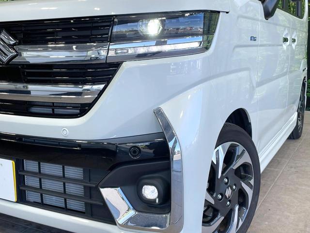 スペーシアカスタム ハイブリッドXSターボ 両側電動ドア 全周囲カメラ 衝突被害軽減 レーダークルーズ 禁煙車 ハーフレザーシート コーナーセンサー スマートキー LEDヘッド ETC 車線逸脱警報 オートライト(12枚目)