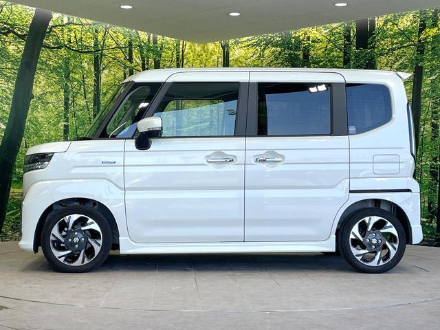 スペーシアカスタム ハイブリッドXSターボ 両側電動ドア 全周囲カメラ 衝突被害軽減 レーダークルーズ 禁煙車 ハーフレザーシート コーナーセンサー スマートキー LEDヘッド ETC 車線逸脱警報 オートライト(26枚目)