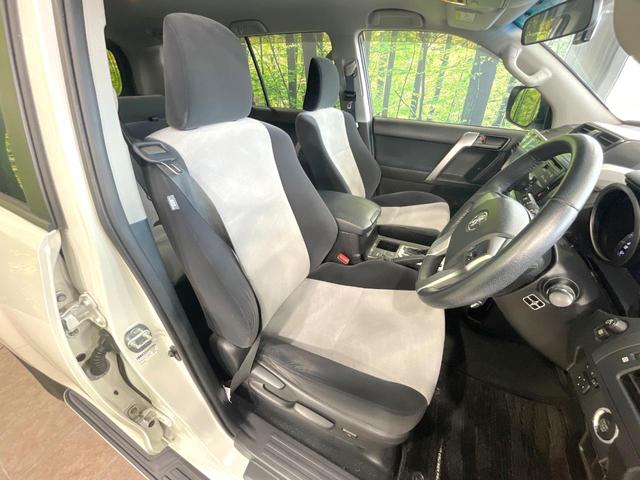 ランドクルーザープラド TX アルジェントクロス 4WD 9型ナビ バックカメラ 禁煙車 スマートキー LEDヘッド ETC クルーズコントロール オートライト デュアルエアコン 純正17インチアルミ Bluetooth CD DVD再生(8枚目)