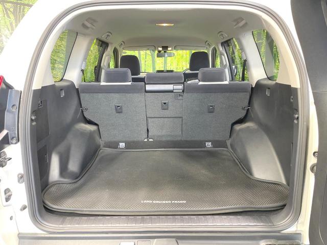 ランドクルーザープラド TX アルジェントクロス 4WD 9型ナビ バックカメラ 禁煙車 スマートキー LEDヘッド ETC クルーズコントロール オートライト デュアルエアコン 純正17インチアルミ Bluetooth CD DVD再生(10枚目)