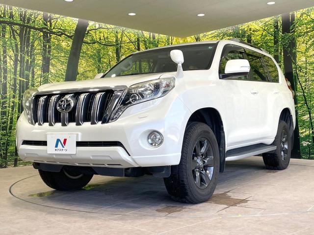 ランドクルーザープラド TX アルジェントクロス 4WD 9型ナビ バックカメラ 禁煙車 スマートキー LEDヘッド ETC クルーズコントロール オートライト デュアルエアコン 純正17インチアルミ Bluetooth CD DVD再生(24枚目)