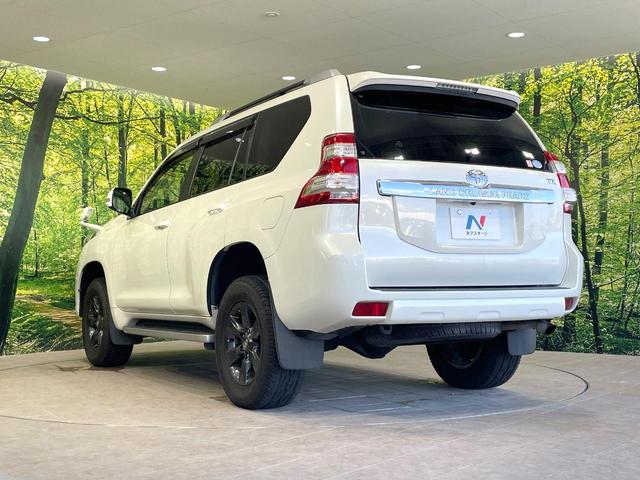 ランドクルーザープラド TX アルジェントクロス 4WD 9型ナビ バックカメラ 禁煙車 スマートキー LEDヘッド ETC クルーズコントロール オートライト デュアルエアコン 純正17インチアルミ Bluetooth CD DVD再生(26枚目)