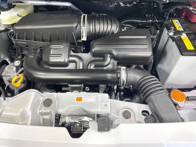 ムーヴキャンバス ストライプスG 届出済未使用車 スマートアシスト クリアランスソナー オートマチックハイビーム 両側電動ドア シートヒーター LEDヘッドライト アイドリングストップ スマートキー 2トーン(18枚目)