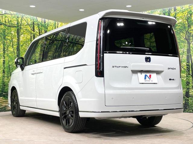 ステップワゴン e:HEVスパーダ 登録済未使用車 純正11.4型ナビ 両側電動ドア バックカメラ 衝突被害軽減 電動リアゲート レーダークルーズ シートヒーター コーナーセンサー LEDヘッド オートハイビーム 純正16インチアルミ(30枚目)