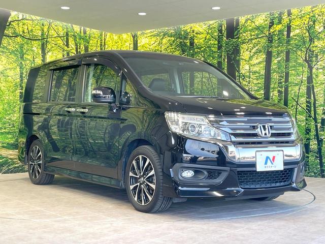 ステップワゴンスパーダ Z クールスピリット 後席モニター 純正9型ナビ 両側電動ドア バックカメラ 禁煙車 純正17インチアルミ ハーフレザーシート スマートキー HIDヘッド ETC クルコン オートライト オートエアコン パドルシフト(17枚目)