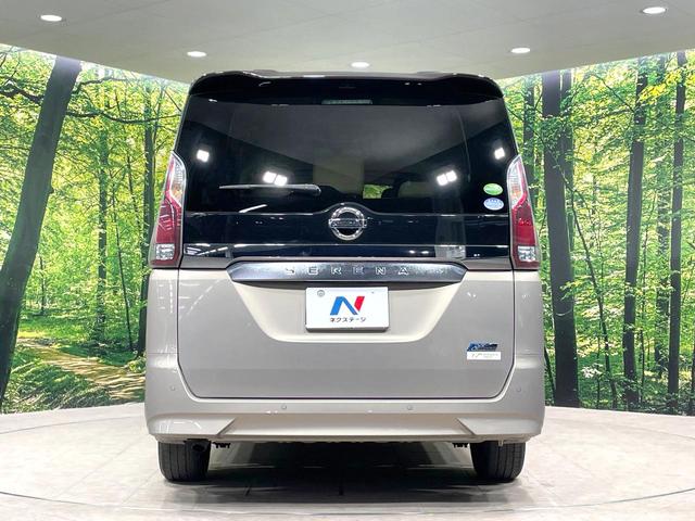 セレナ X 後席モニター 純正9型ナビ 全周囲カメラ 両側電動ドア 衝突被害軽減 禁煙車 LEDヘッド ハーフレザーシート コーナーセンサー スマートキー ETC クルコン オートライト オートエアコン(16枚目)