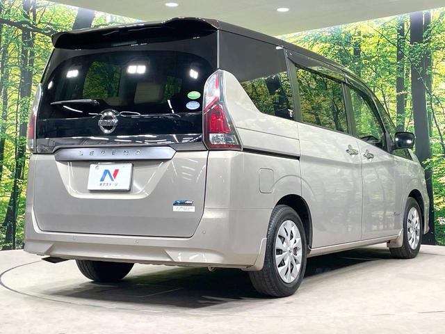 セレナ X 後席モニター 純正9型ナビ 全周囲カメラ 両側電動ドア 衝突被害軽減 禁煙車 LEDヘッド ハーフレザーシート コーナーセンサー スマートキー ETC クルコン オートライト オートエアコン(18枚目)