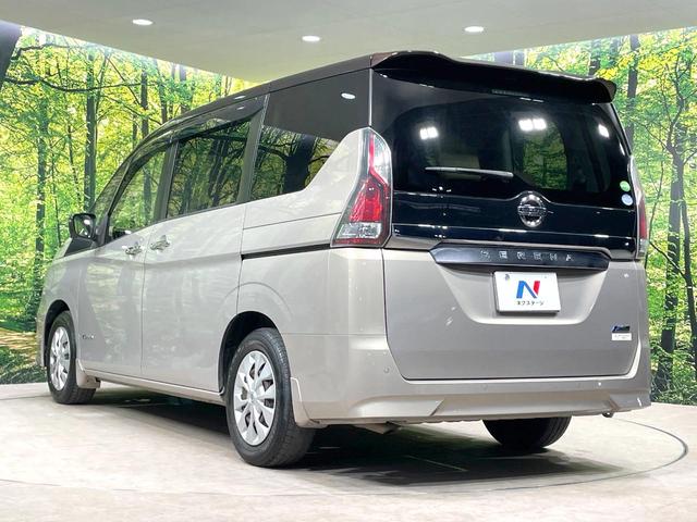 セレナ X 後席モニター 純正9型ナビ 全周囲カメラ 両側電動ドア 衝突被害軽減 禁煙車 LEDヘッド ハーフレザーシート コーナーセンサー スマートキー ETC クルコン オートライト オートエアコン(26枚目)