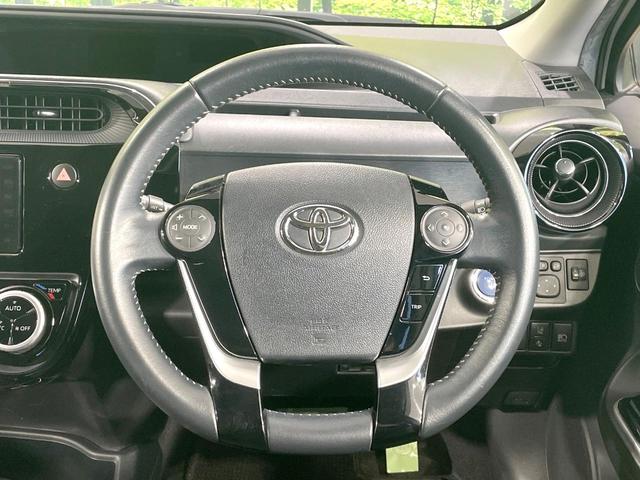 アクア クロスオーバー　純正ナビ　バックカメラ　衝突被害軽減　禁煙車　ハーフレザーシート　コーナーセンサー　ＬＥＤヘッド　純正１６インチアルミ　ＥＴＣ　オートハイビーム　オートライト　オートエアコン　Ｂｌｕｅｔｏｏｔｈ（11枚目）
