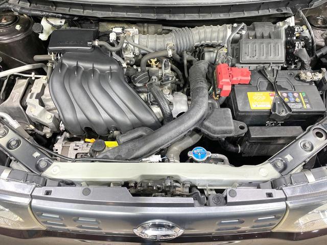 キューブ 15X 禁煙車 純正ナビ バックカメラ スマートキー ビルトインETC Bluetooth CD DVD再生 フルセグ プライバシーガラス 盗難防止装置(18枚目)