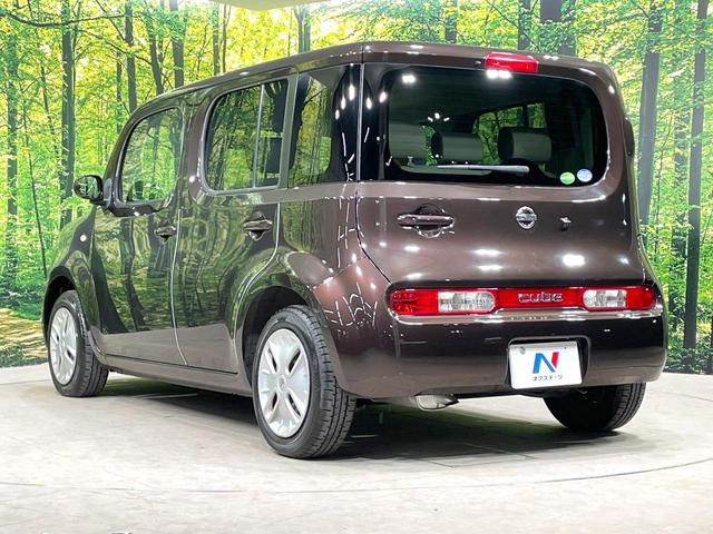 キューブ 15X 禁煙車 純正ナビ バックカメラ スマートキー ビルトインETC Bluetooth CD DVD再生 フルセグ プライバシーガラス 盗難防止装置(37枚目)