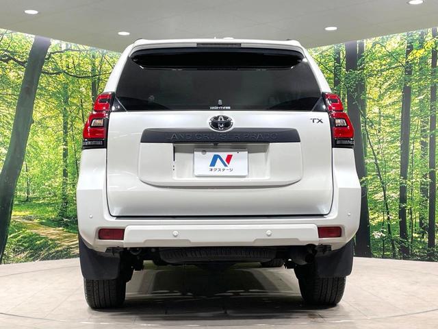 ランドクルーザープラド TX Lパッケージ マットブラックエディション 4WD 禁煙車 サンルーフ メーカー9型ナビ 全周囲カメラ シートベンチレーション ベージュ革シート 7人乗 ルーフレール LEDヘッド オートマチックハイビーム ETC(16枚目)