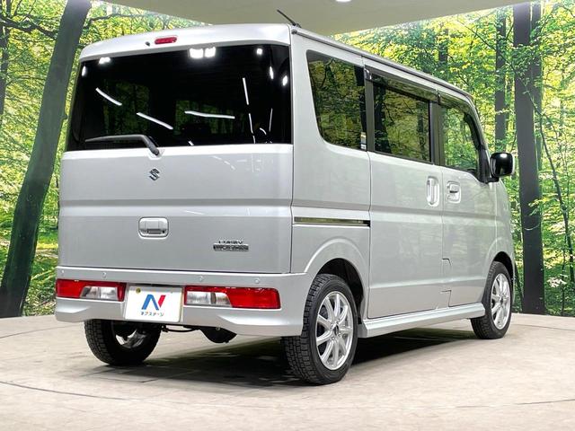 エブリイワゴン JPターボ SDナビ 衝突被害軽減システム 禁煙車 コーナーセンサー スマートキー ETC 車線逸脱警報 オートライト オートエアコン Bluetooth CD DVD再生 フルセグTV(16枚目)