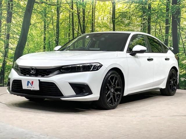 シビック ＥＸ　純正９型ナビ　バックカメラ　ＢＯＳＥサウンド　衝突軽減　ハーフレザーシート　シートヒーター　ドラレコ　コーナーセンサー　スマートキー　ＬＥＤヘッド　ビルトインＥＴＣ　純正１８インチＡＷ（54枚目）