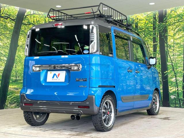 スペーシアギア ハイブリッドXZ ターボ 禁煙車 スズキセーフティサポート 純正8型ナビ 全周囲カメラ 両側電動ドア クルコン シートヒーター ルーフキャリア LEDヘッド オートハイビーム ルーフレール クリアランスソナー(17枚目)