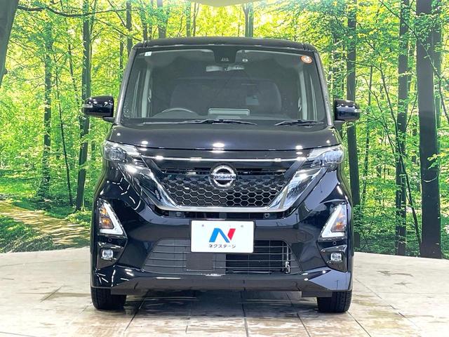 ルークス ハイウェイスター Gターボプロパイロットエディション 禁煙車 インテリジェントエマージェンシーブレーキ 純正9型ナビ 全周囲カメラ プロパイロット 両側電動ドア アイドリングストップ LEDヘッド オートマチックハイビーム ETC(14枚目)