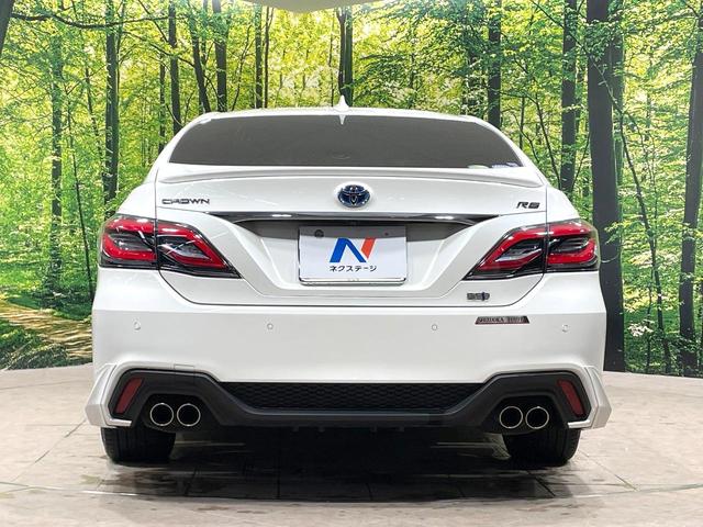 クラウンハイブリッド ＲＳアドバンス　禁煙車　トヨタセーフティーセンス　純正８型ナビ　バックカメラ　ブラインドスポットモニター　シートヒーター　ハーフレザーシート　３眼ＬＥＤ　シーケンシャルターンランプ　スーパーライブ（15枚目）