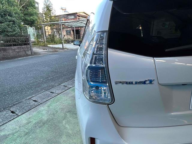 プリウスアルファ Ｇ　ＥＴＣ　バックカメラ　ナビ　クリアランスソナー　オートクルーズコントロール　アルミホイール　オートライト　ヘッドライトウォッシャー　後席モニター　スマートキー　３列シート　ＣＶＴ　盗難防止システム（48枚目）