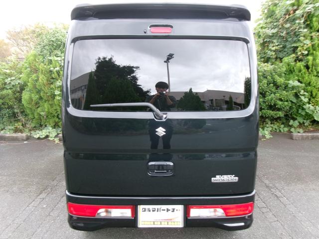 エブリイワゴン PZターボ Tチェーン ターボ スマートキー プッシュスタート フロントドライブレコーダー ボディコーテング施工済 リアガラス新品カーフィルム施工済 両側スライドドア片側電動スライドドア 衝突軽減ブレーキ ETC(8枚目)