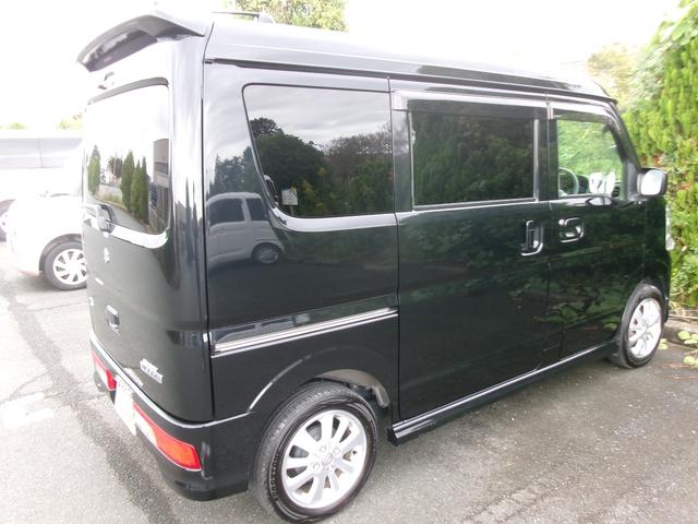 エブリイワゴン PZターボ Tチェーン ターボ スマートキー プッシュスタート フロントドライブレコーダー ボディコーテング施工済 リアガラス新品カーフィルム施工済 両側スライドドア片側電動スライドドア 衝突軽減ブレーキ ETC(10枚目)