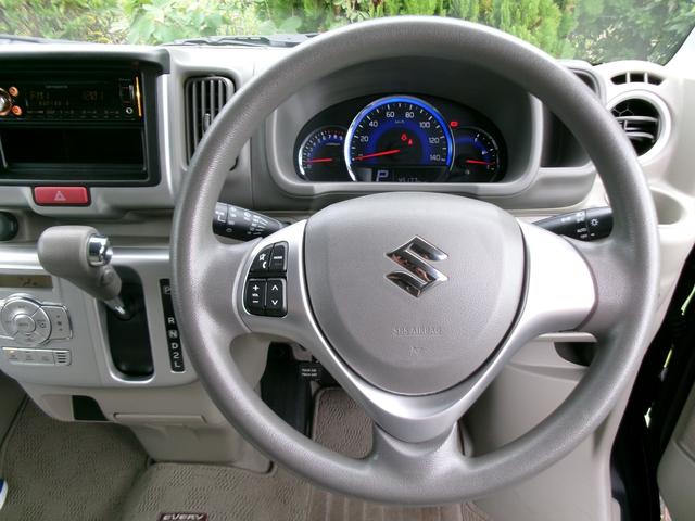 エブリイワゴン PZターボ Tチェーン ターボ スマートキー プッシュスタート フロントドライブレコーダー ボディコーテング施工済 リアガラス新品カーフィルム施工済 両側スライドドア片側電動スライドドア 衝突軽減ブレーキ ETC(51枚目)