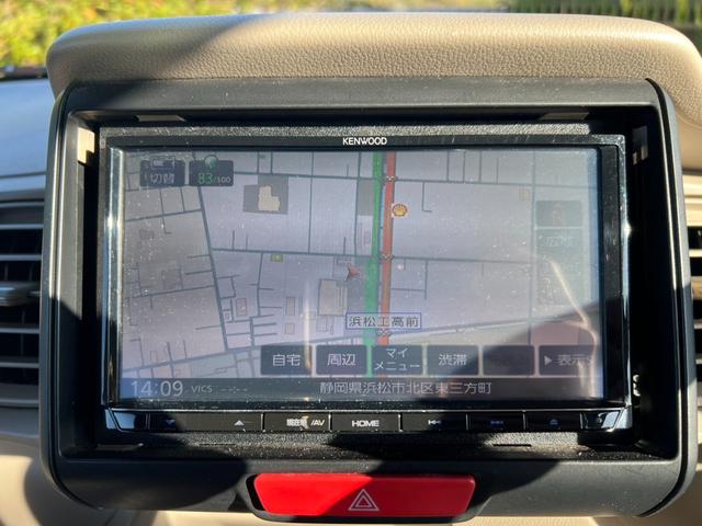 Ｎ－ＢＯＸ Ｇ　Ｔチェーン　スマートキー　プッシュスタート　ナビ　Ｂｌｕｅｔｏｏｔｈ　ＥＴＣ　ワンセグ　両側スライドドア　エアコン　横滑り防止装置　取説記録簿（58枚目）