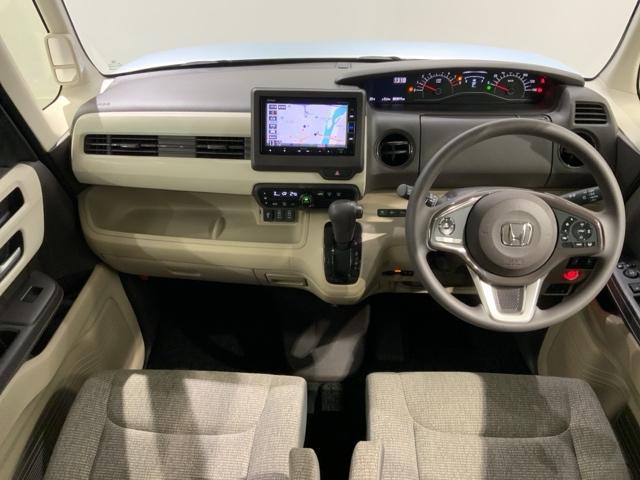 Ｎ－ＢＯＸ Ｇ・ＥＸホンダセンシング　１年保証　ワンオーナー　ナビＶＸＭ－１８４ＶＦｉ　ＴＶ　Ｒカメラ　ＢＴオ－ディオＤＶＤ　ＥＴＣ　ＬＥＤライト　両側電動ドア　ＶＳＡ　クルコン　スマ－トキ－　盗難防止装置　整備記録簿　ドアバイザ－ＡＡＣ（9枚目）