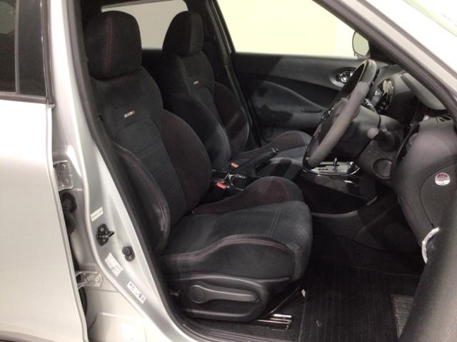 ジューク ニスモ　１年保証　ワンオーナー　ナビ　Ｒカメラ　ＤＶＤ　ドラレコ　ＥＴＣ　ＨＩＤ　横滑り防止　アルミ　スマ－トキ－　スペアキ－　盗難防止装置　整備記録簿　ドアバイザ－　Ｗエアバッグ　ＡＡＣ　バックモニター（16枚目）