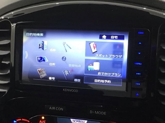 ジューク ニスモ　１年保証　ワンオーナー　ナビ　Ｒカメラ　ＤＶＤ　ドラレコ　ＥＴＣ　ＨＩＤ　横滑り防止　アルミ　スマ－トキ－　スペアキ－　盗難防止装置　整備記録簿　ドアバイザ－　Ｗエアバッグ　ＡＡＣ　バックモニター（40枚目）