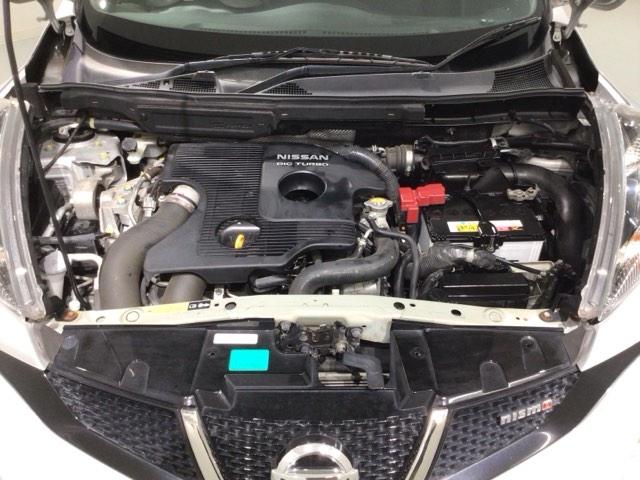 ジューク ニスモ　１年保証　ワンオーナー　ナビ　Ｒカメラ　ＤＶＤ　ドラレコ　ＥＴＣ　ＨＩＤ　横滑り防止　アルミ　スマ－トキ－　スペアキ－　盗難防止装置　整備記録簿　ドアバイザ－　Ｗエアバッグ　ＡＡＣ　バックモニター（44枚目）