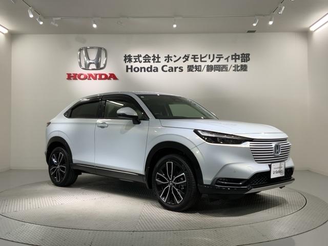 ヴェゼル ｅ：ＨＥＶＺ　Ｈ　ＳＥＮＳＩＮＧ　最長５年保証　ワンオーナー　ナビＶＸＵ－２１５ＶＺｉ　ＴＶ　Ｒカメラ　ＣＤ録音　ＢＴオ－ディオ　ＤＶＤ　ドラレコ　ＥＴＣ　ＬＥＤライト　横滑り防止　シ－トヒ－タ－　クルコン　アルミ（52枚目）