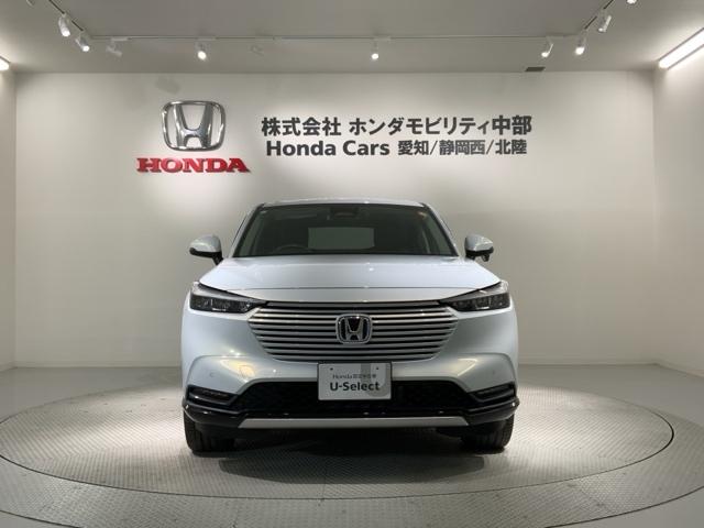 ヴェゼル ｅ：ＨＥＶＺ　Ｈ　ＳＥＮＳＩＮＧ　最長５年保証　ワンオーナー　ナビＶＸＵ－２１５ＶＺｉ　ＴＶ　Ｒカメラ　ＣＤ録音　ＢＴオ－ディオ　ＤＶＤ　ドラレコ　ＥＴＣ　ＬＥＤライト　横滑り防止　シ－トヒ－タ－　クルコン　アルミ（53枚目）