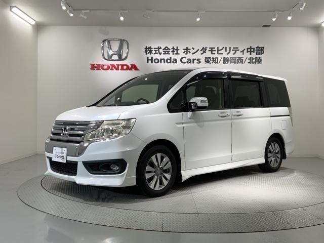 ステップワゴンスパーダ パワーエディション　１年保証　ナビＶＸＭ－１３５ＶＦＮｉ　ＴＶ　Ｒカメラ　ＣＤ録音　ＤＶＤ　ドラレコ　ＥＴＣ　ＨＩＤ　ＶＳＡ　アルミ　スマ－トキ－　スペアキ－　盗難防止装置　整備記録簿　ドアバイザ－　Ｗエアバッグ　ＡＡＣ（46枚目）